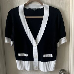 Express - Black and White Women's Sweater